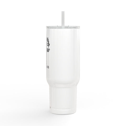 Tuslaw Mustangs Floral T Engraved 40oz Tumbler
