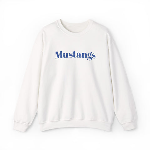 Tuslaw Mustangs — Elegant Mustangs Glitter Crewneck