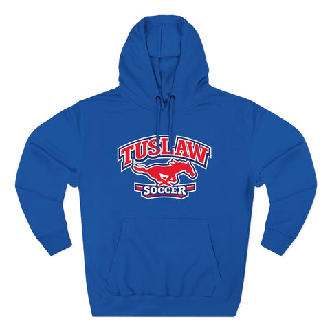 Tuslaw Soccer — Running Mustang Varsity Hoodie *Personalizable*