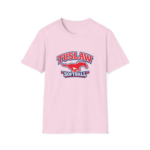 Tuslaw Softball — Varsity Running Mustang T-Shirt