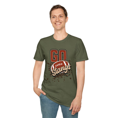 Tuslaw Football — Go Stangs T-Shirt