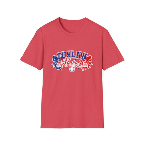Tuslaw Mustangs — Red & Blue Bows T-Shirt
