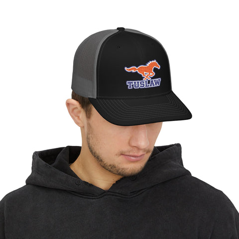 Tuslaw Mustang Trucker Cap — Embroidered Richardson Snapback