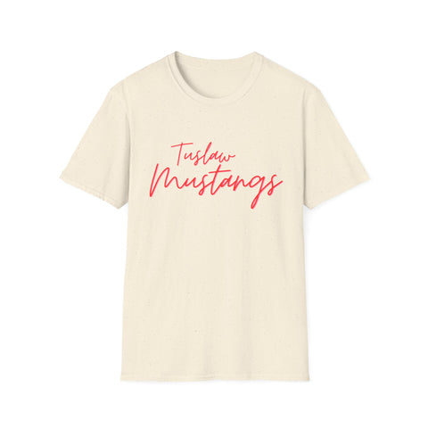 Tuslaw Mustangs — Women’s Cursive T-Shirt