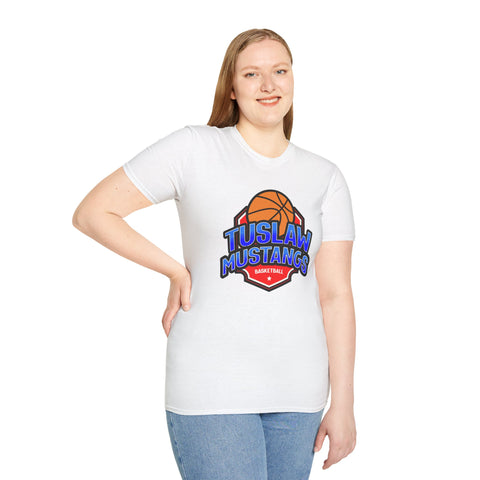 Tuslaw Basketball — Illustrated Mustang T-Shirt
