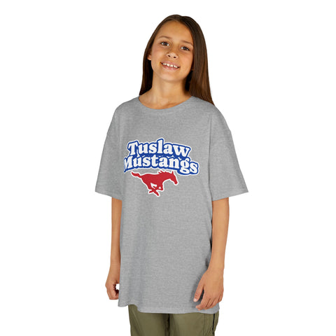 Kids’ Tuslaw Mustangs — Fun Logo T-Shirt