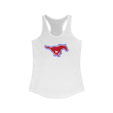 Tuslaw Mustangs Ladies - Running Mustang Logo Racerback Tank Top
