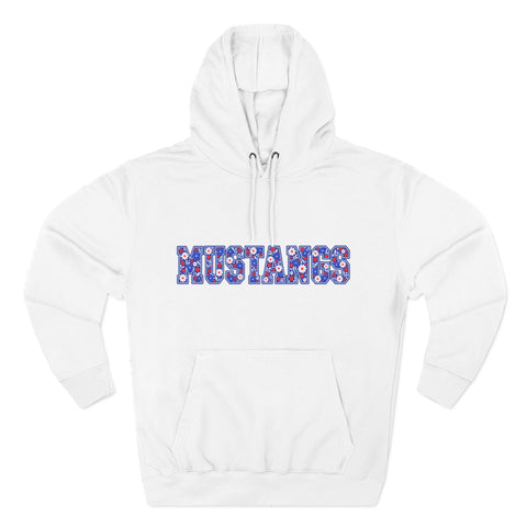 Tuslaw Mustangs Ladies - Floral Mustangs Pullover Hoodie