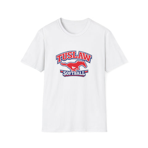 Tuslaw Softball — Varsity Running Mustang T-Shirt