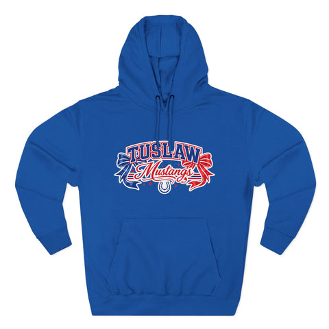 Tuslaw Mustangs — Red & Blue Bows Hoodie