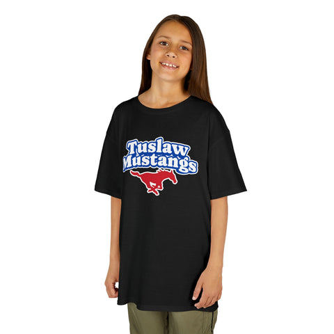 Kids’ Tuslaw Mustangs — Fun Logo T-Shirt