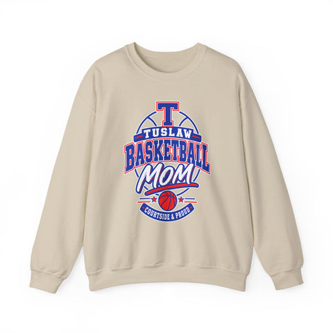 Tuslaw Basketball — Proud Mom Crewneck Sweatshirt