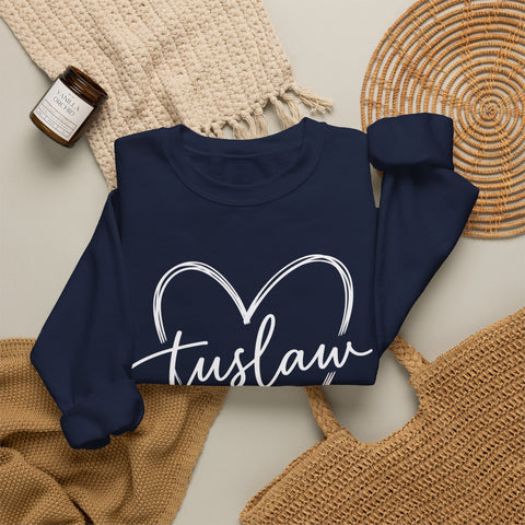 Tuslaw Mustangs Love You Tuslaw Crewneck Sweatshirt