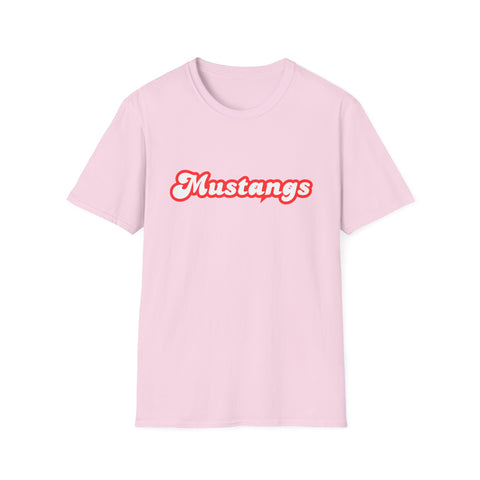 Tuslaw Mustangs — Women’s Retro Script T-Shirt
