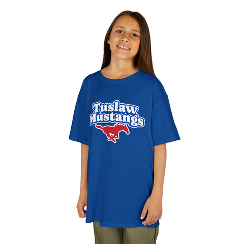 Kids’ Tuslaw Mustangs — Fun Logo T-Shirt
