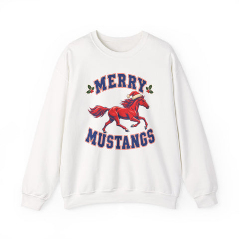 Tuslaw Mustangs - Merry Mustangs Crewneck Sweatshirt
