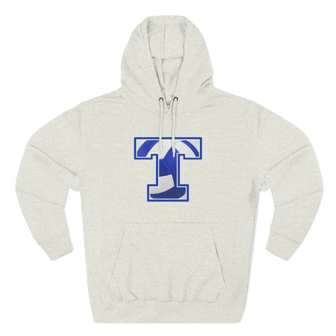 Tuslaw Mustangs Volleyball Monogram Hoodie in Oatmeal Heather