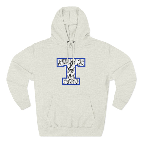 Tuslaw Mustangs Music Monogram Hoodie in Oatmeal Heather