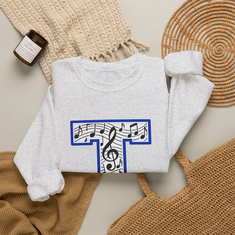 Tuslaw Mustangs Music Monogram Crewneck Sweatshirt