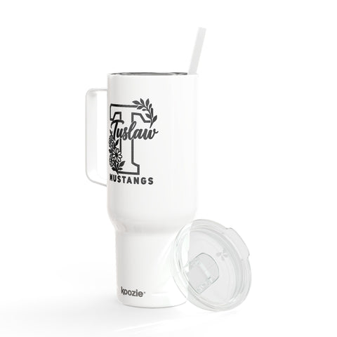Tuslaw Mustangs Floral T Engraved 40oz Tumbler