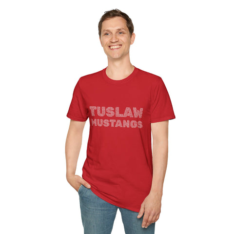 Tuslaw Mustangs — Maze Text T-Shirt