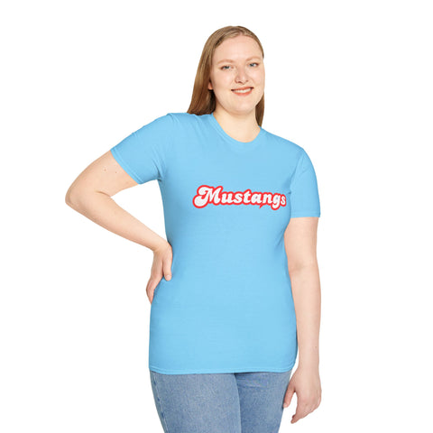 Tuslaw Mustangs — Women’s Retro Script T-Shirt