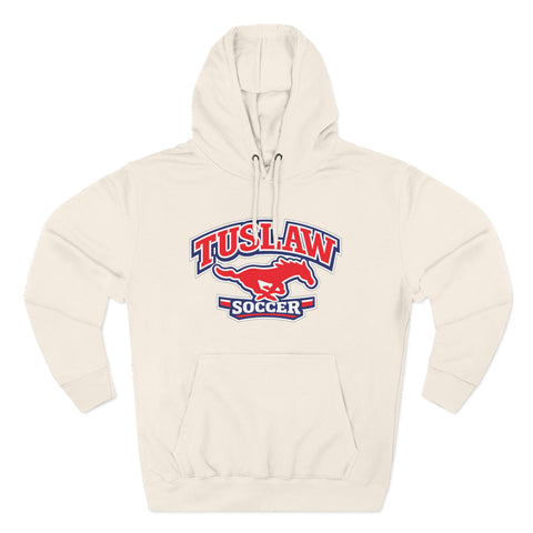 Tuslaw Soccer — Running Mustang Varsity Hoodie *Personalizable*