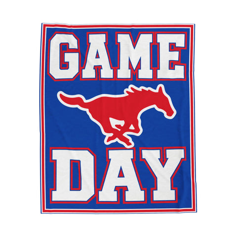 Tuslaw Mustangs — Game Day Velveteen Plush Blanket 50" x 60"