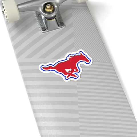 Tuslaw Mustangs Running Mustang Sticker — 6 × 6 in