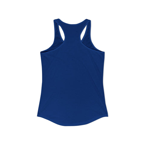 Tuslaw Mustangs Ladies - Floral Mustangs Racerback Tank Top