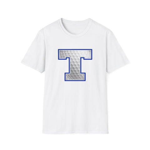 Tuslaw Mustangs Golf Monogram T-Shirt in White