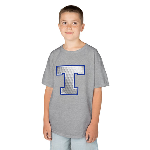 Tuslaw Mustangs Golf Monogram Kids T-Shirt