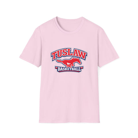 Tuslaw Basketball — Varsity Running Mustang T-Shirt