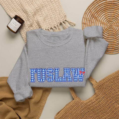 Tuslaw Mustangs Ladies - Bingham Style Tuslaw Crewneck Sweatshirt