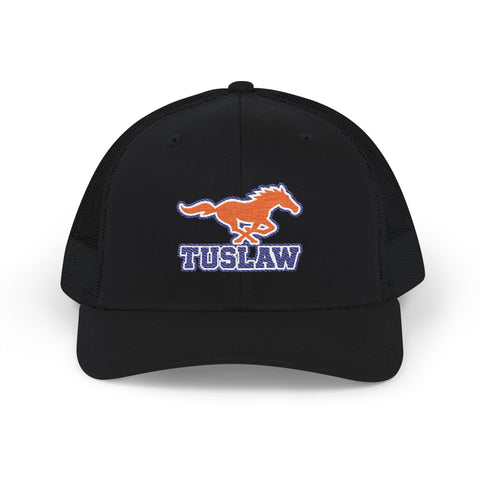 Tuslaw Mustang Trucker Cap — Embroidered Richardson Snapback