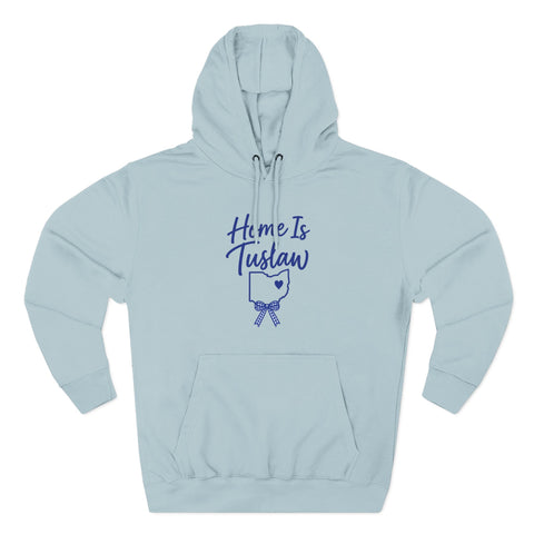 Tuslaw Mustangs Home Is Tuslaw Pullover Hoodie in Blue Mist