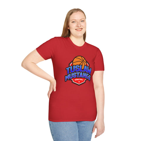 Tuslaw Basketball — Illustrated Mustang T-Shirt