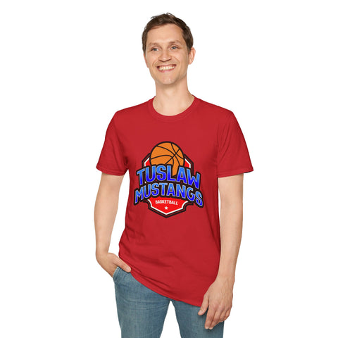 Tuslaw Basketball — Illustrated Mustang T-Shirt