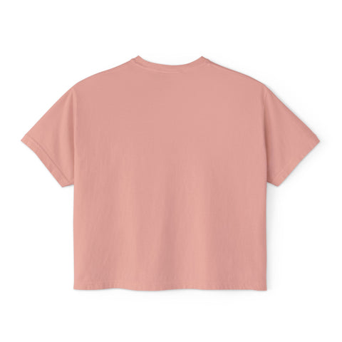 Tuslaw Mustangs Leopard Monogram Boxy T-Shirt