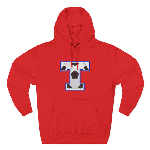 Tuslaw Mustangs Soccer Monogram Hoodie in Red