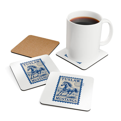 Tuslaw Mustangs Postage Club Coasters — Set of 4