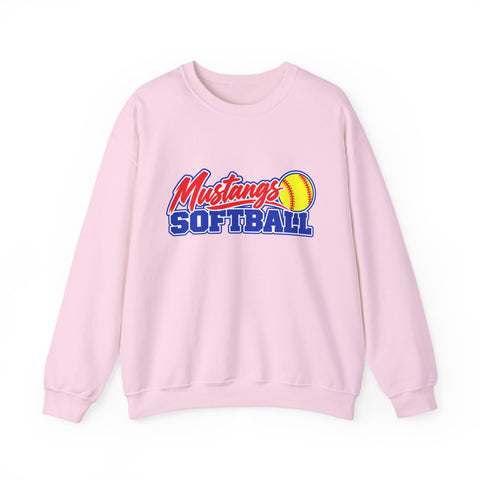 Tuslaw Softball - Signature Series Crewneck Sweatshirt in Light Pink