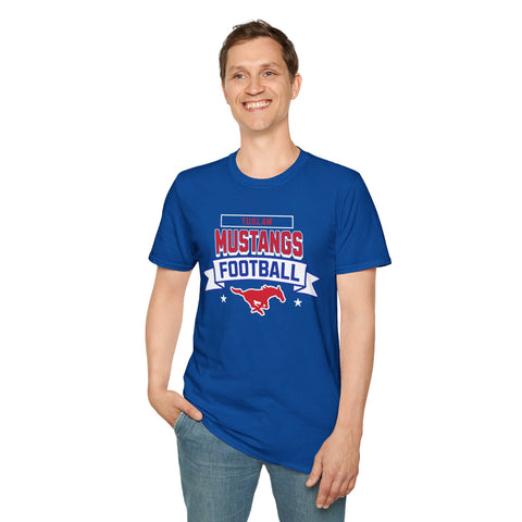 Tuslaw Football — Mustangs Banner T-Shirt