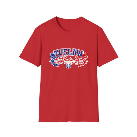 Tuslaw Mustangs — Red & Blue Bows T-Shirt