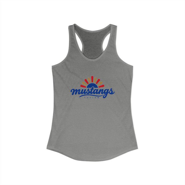 Tuslaw Mustangs Boho Sunrise Racerback Tank
