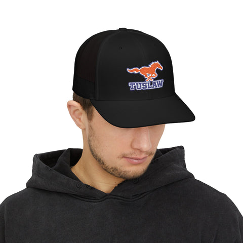 Tuslaw Mustang Trucker Cap — Embroidered Richardson Snapback