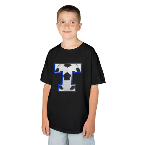 Tuslaw Mustangs Soccer Monogram Kids T-Shirt