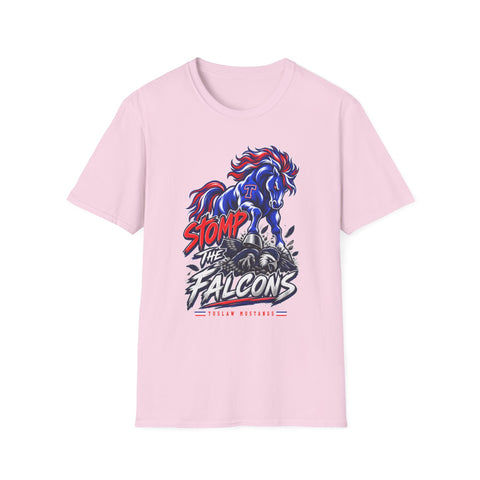 Tuslaw Mustangs — Stomp The Falcons Rivalry T-Shirt