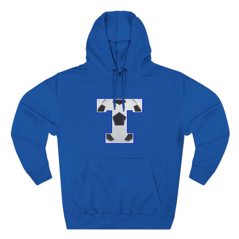 Tuslaw Mustangs Soccer Monogram Hoodie in Royal Blue