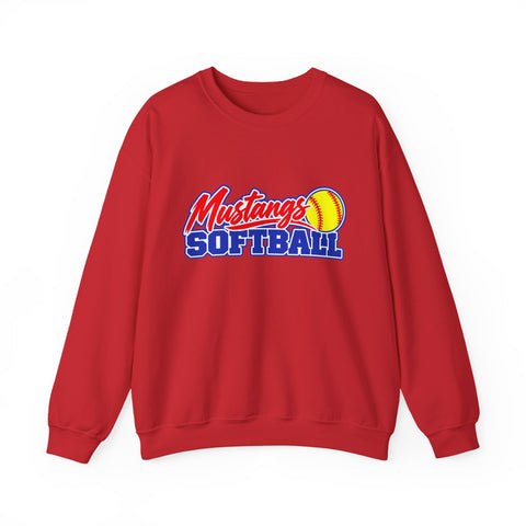 Tuslaw Softball - Signature Series Crewneck Sweatshirt in Red